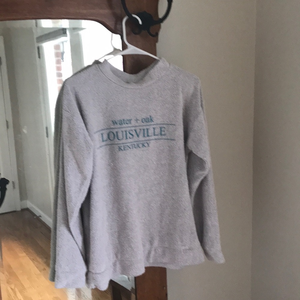 Water and oak sweater